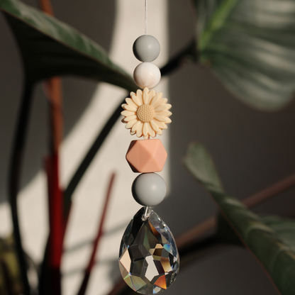 Sonnenfänger DIY Set – 10x Bastelset mit Kristallen, Perlen & Faden - Boho