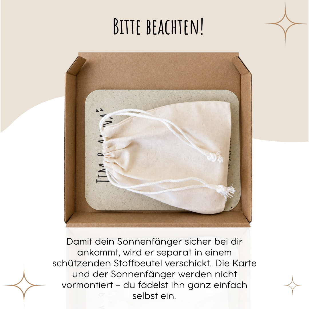 Sonnenfänger – Du wirst Oma | Schwangerschaft verkünden