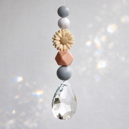 Sonnenfänger DIY Set – 10x Bastelset mit Kristallen, Perlen & Faden - Boho