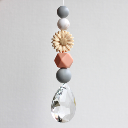 Sonnenfänger DIY Set – 10x Bastelset mit Kristallen, Perlen & Faden - Boho