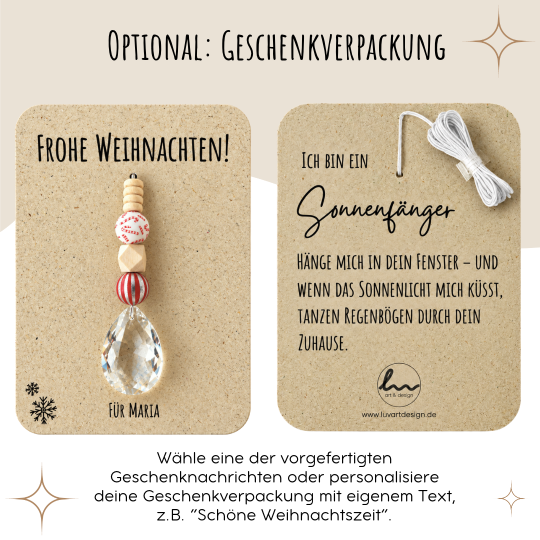 Sonnenfänger – Weihnachten Rot