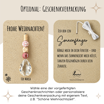 Sonnenfänger – Weihnachten Rot